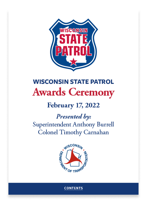 Wisconsin State Patrol Awards Ceremony - 2021